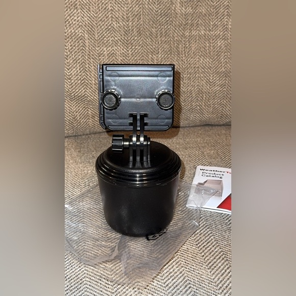 WeatherTech Black CupFone Cell Phone Holder & WeatherTech Sticky Sleeve - Picture 4 of 8